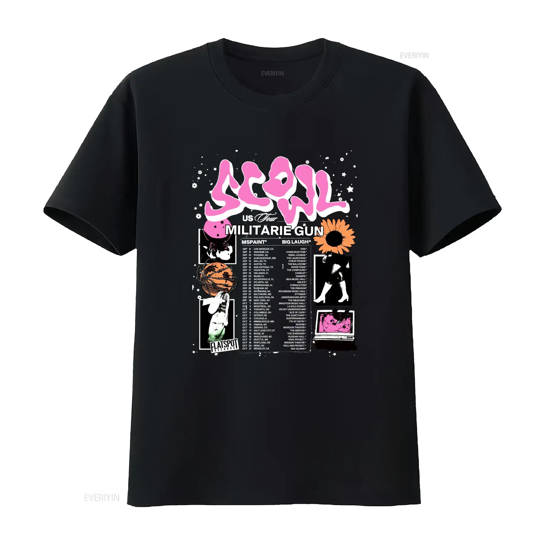 Military Shirt Men - Camiseta Adulto Scowl and Militarie Gun