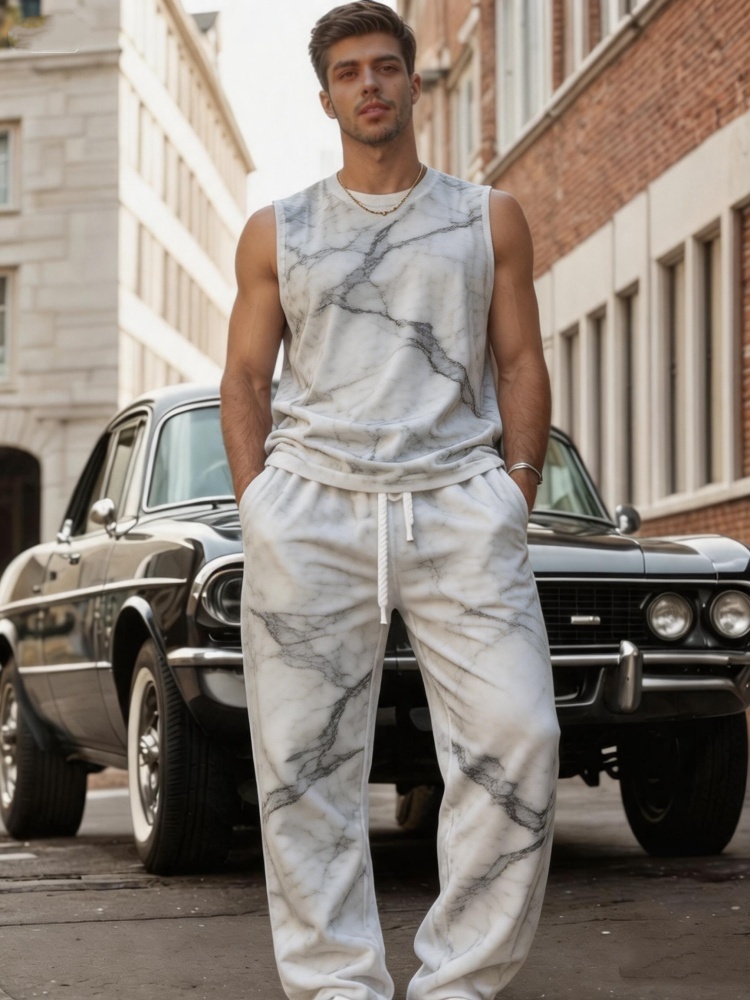 Track Suit Men - Conjunto de Roupas Minimalistas Elegantes para