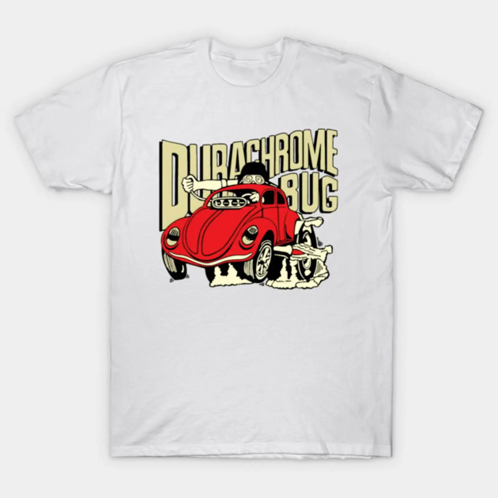 Men'S Fashion 1960S - Camiseta Durachrome V8 vintage dos finais