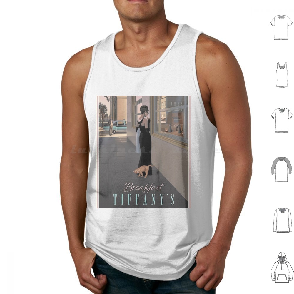 Men'S Fashion 1960S - Camisetas sem mangas Breakfast Tank Tops,