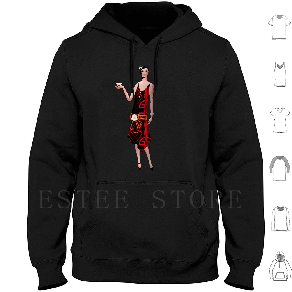 Mens Fashion In The 1920S - Gatsby Flapper-1920s Moda Vintage Hoodies Manga