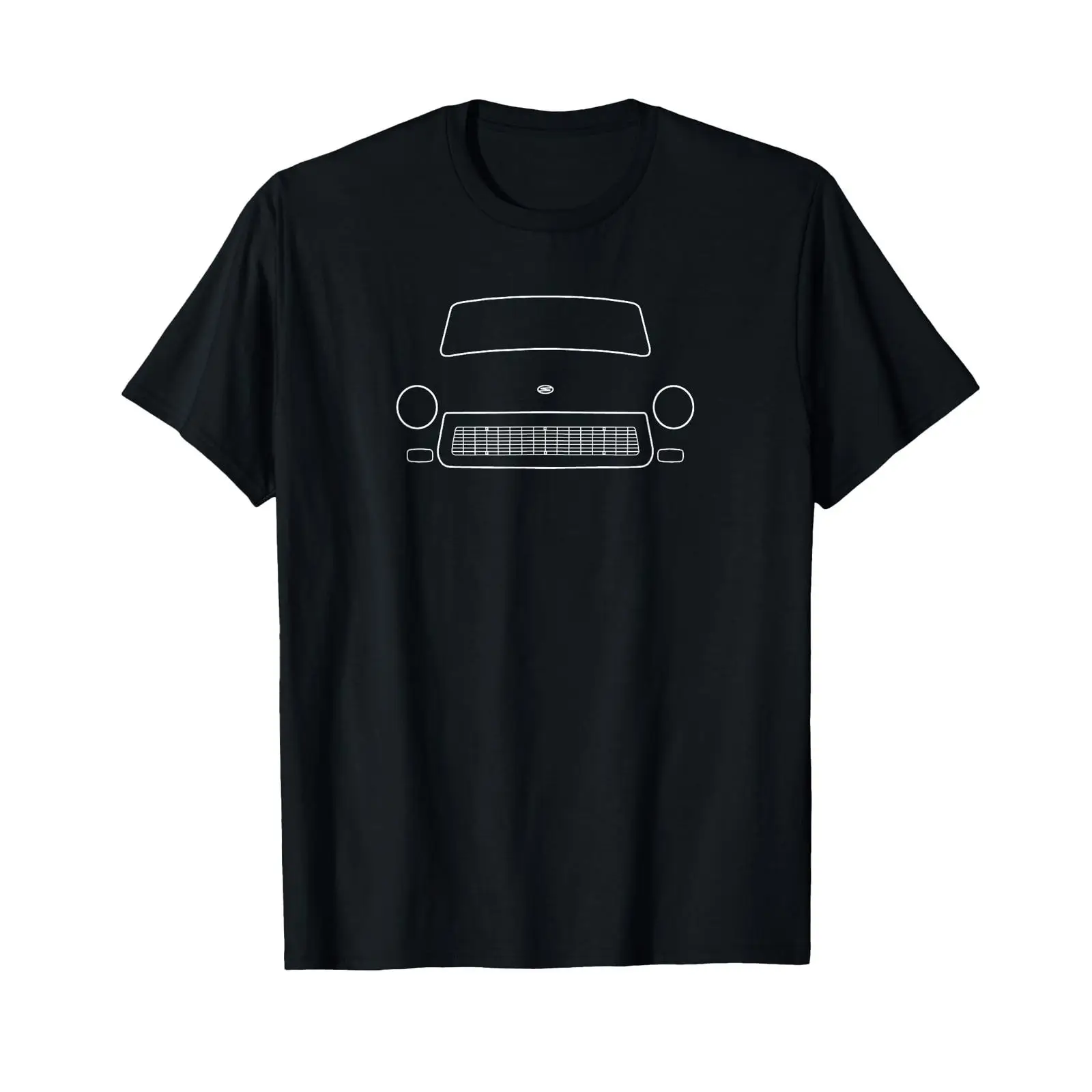 Men'S Fashion 1960S - Camiseta Branca Vintage Trabi Trabant Anos