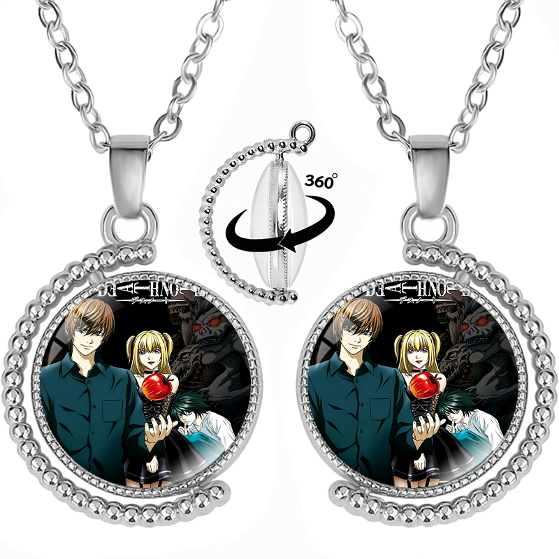 Men'S Fashion Necklaces - Colar Rotativo de Moda Death Note