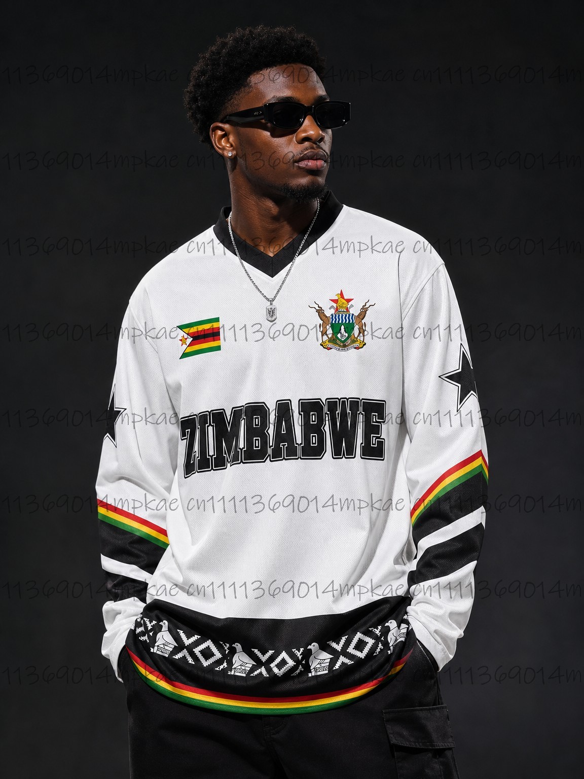 Fashion Mens Shirt - Camiseta Masculina de Manga Longa com