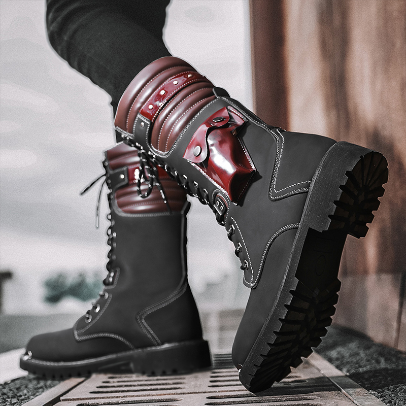 Botas masculinas de cano alto  - Men'S Fashion For 30 Year Olds avaliação e preço