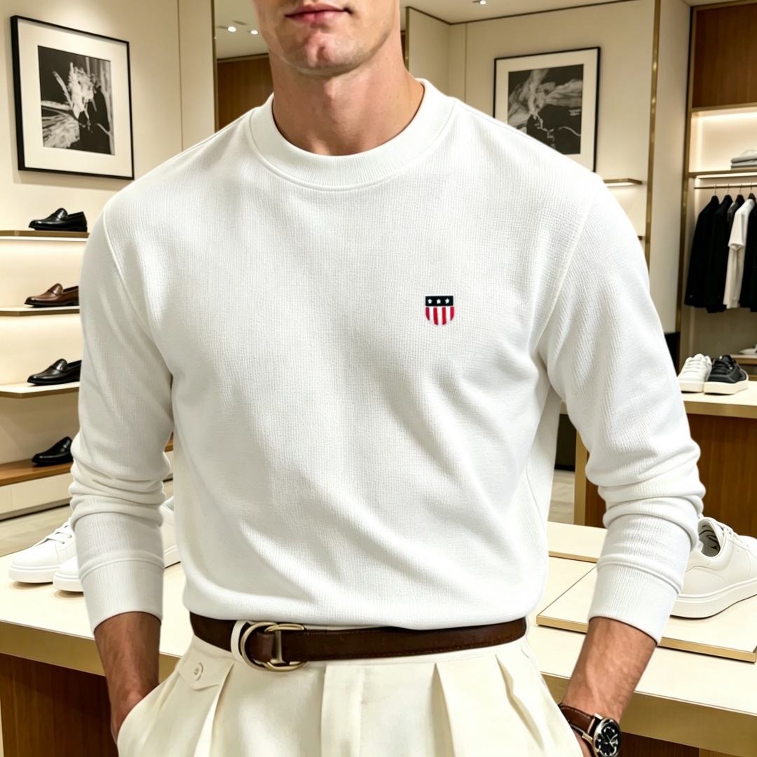 Camiseta masculina de algodão  - Men'S Fashion avaliação e preço