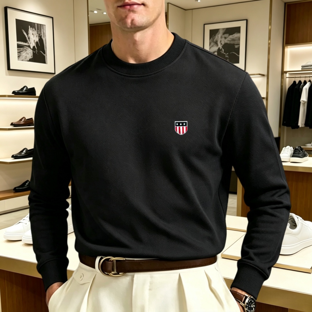 Camiseta masculina de algodão  - Men'S Fashion avaliação e preço