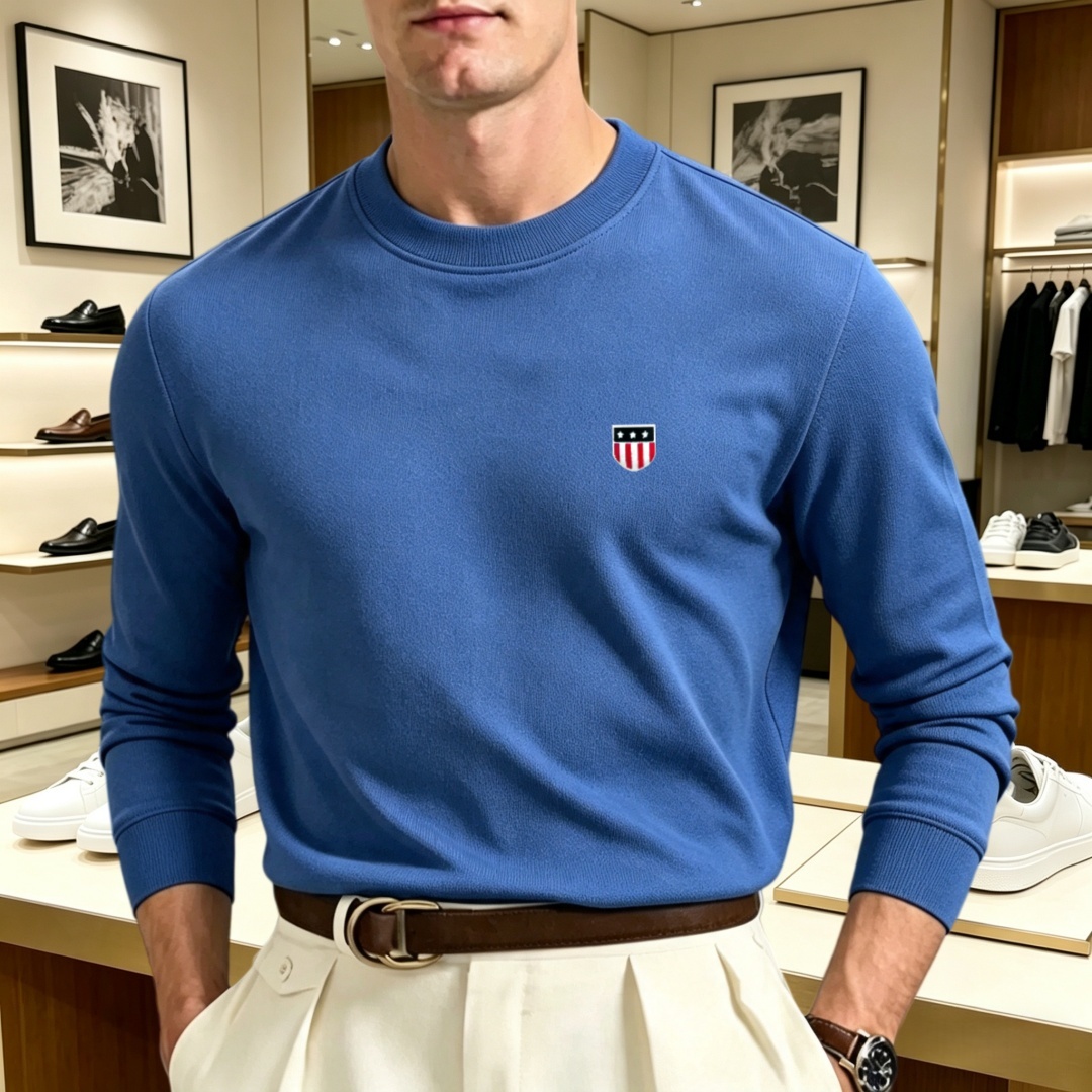 Camiseta masculina de algodão  - Men'S Fashion avaliação e preço