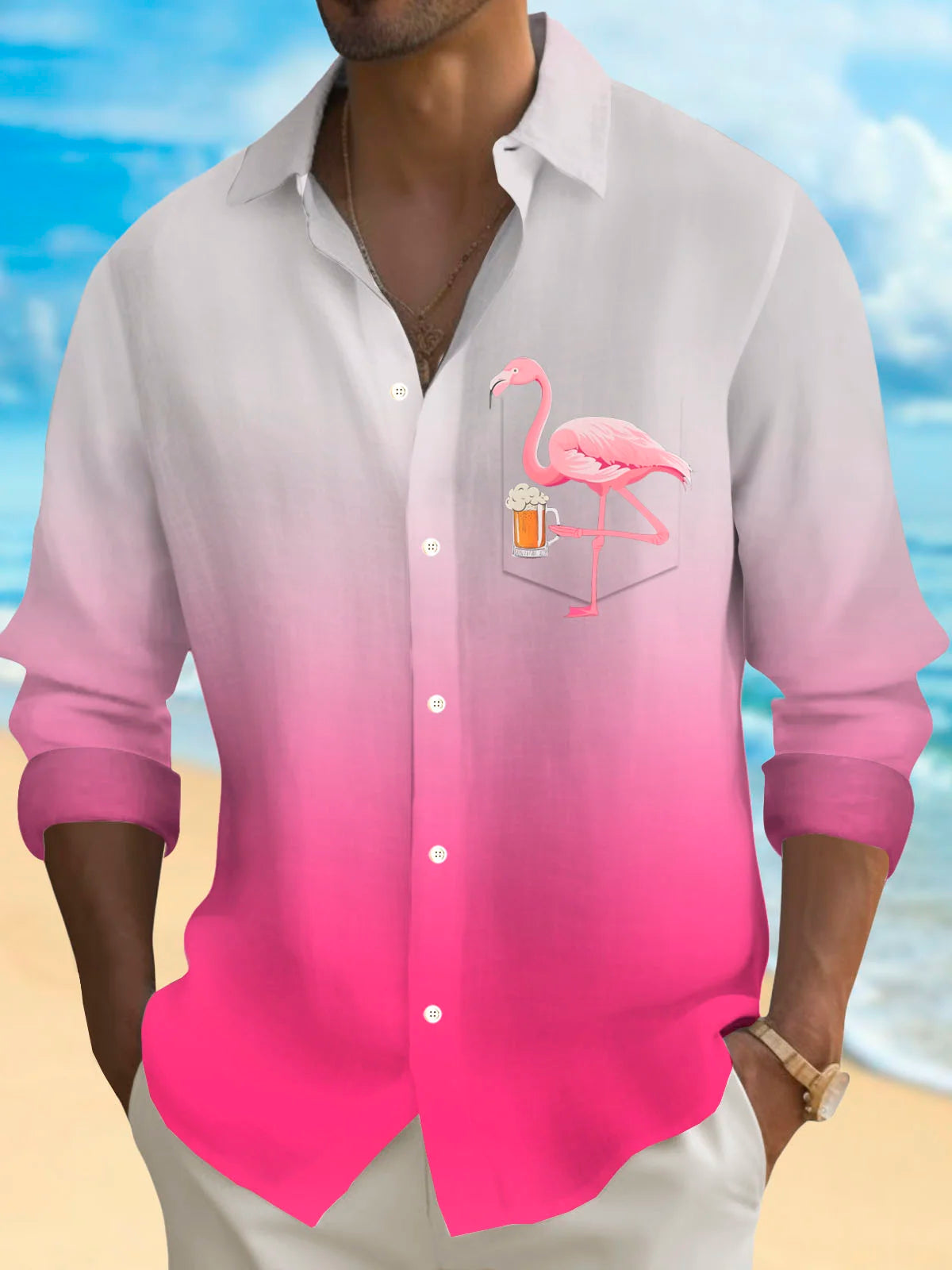 Camisa Casual Masculina com Bo - Men'S Fashion avaliação e preço