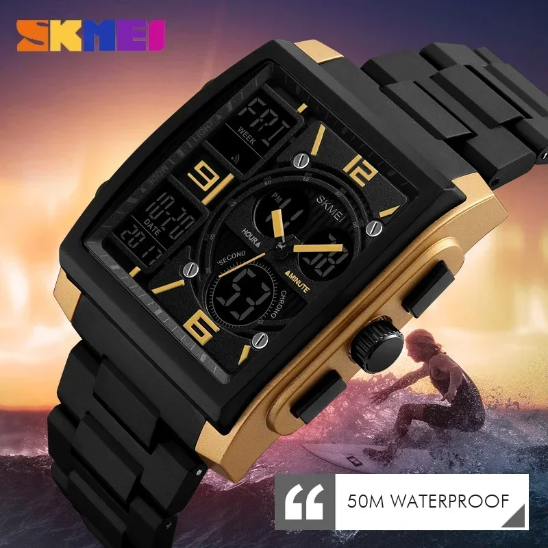 Skmei-relógio de pulso digital - Men'S Fashion Zone avaliação e preço