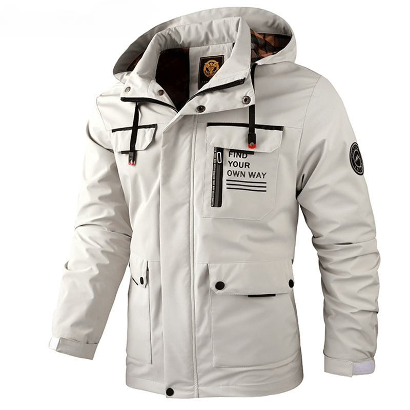 Moda masculina casual blusão c - Men'S Fashion Light Jacket avaliação e preço