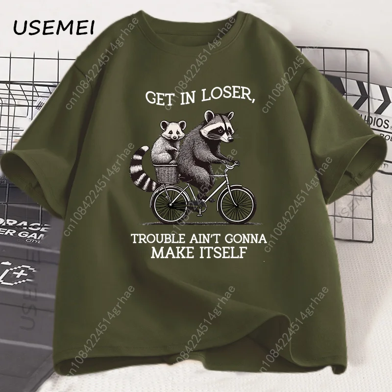 Camiseta 'Get in Loser' com Es - Graphic Tee Oversized avaliação e preço