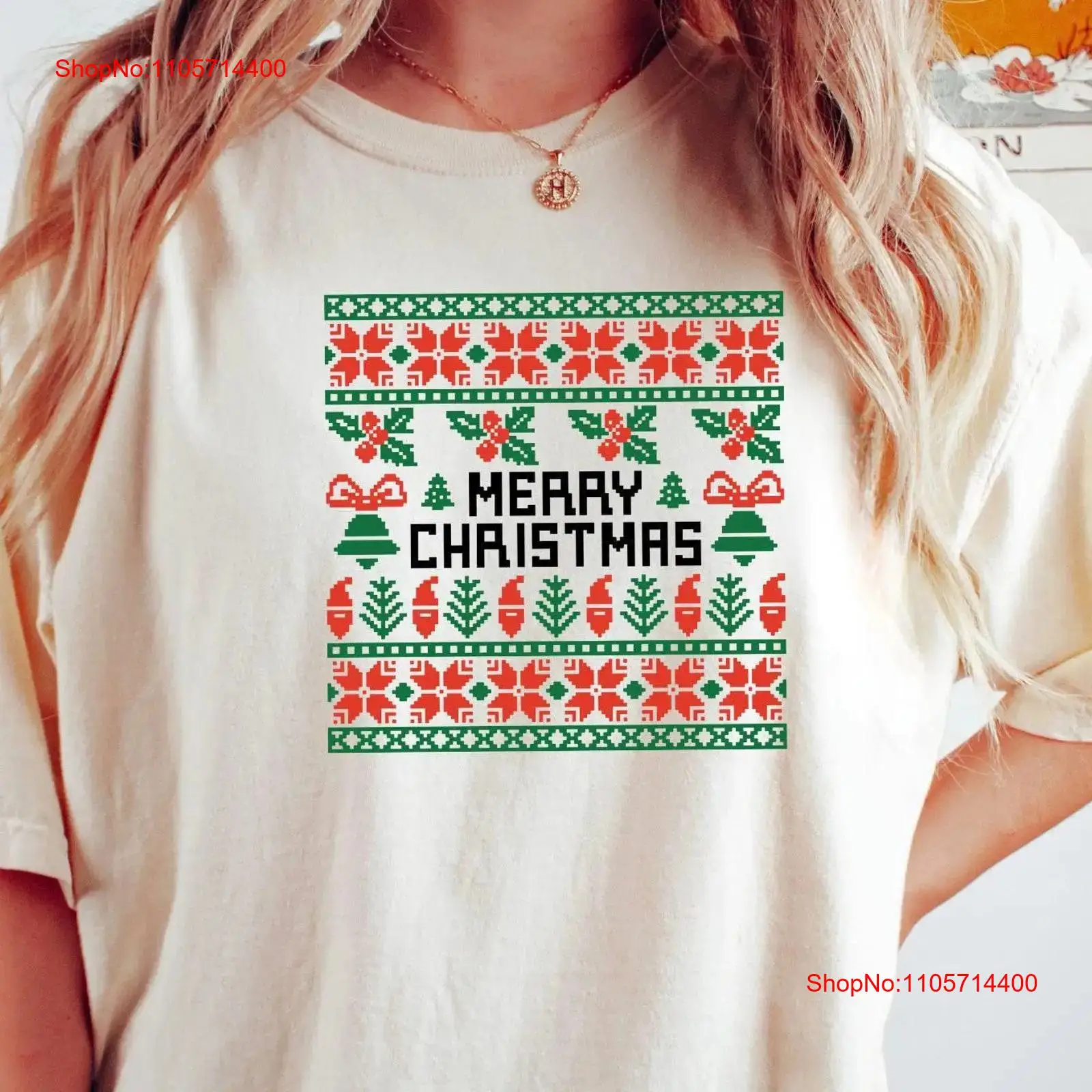 Camiseta de Natal Feia para Fe - Men'S Fashion Xmas Party avaliação e preço