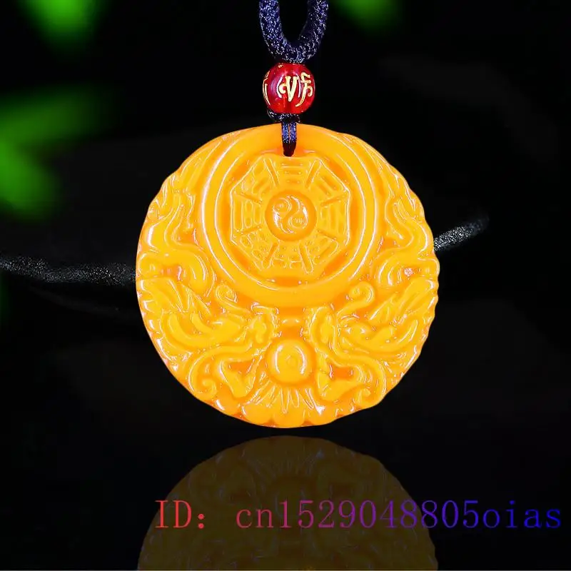 Pingente amarelo de dragão de  - Men'S Fashion Necklaces avaliação e preço