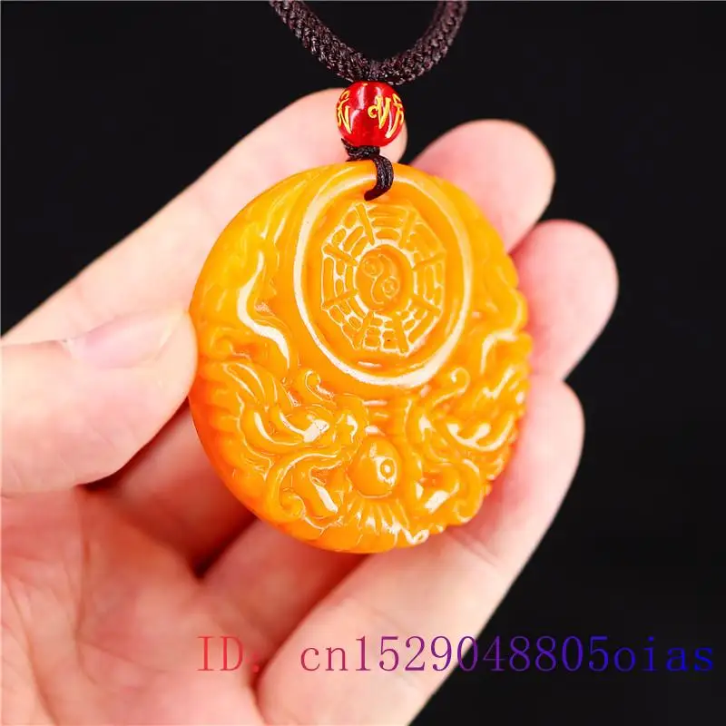 Pingente amarelo de dragão de  - Men'S Fashion Necklaces avaliação e preço