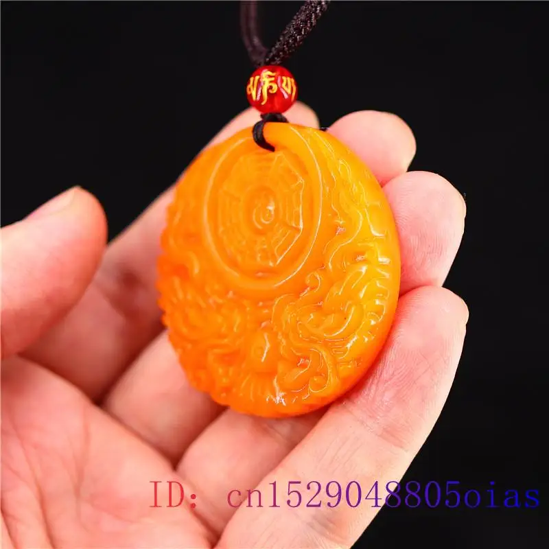 Pingente amarelo de dragão de  - Men'S Fashion Necklaces avaliação e preço