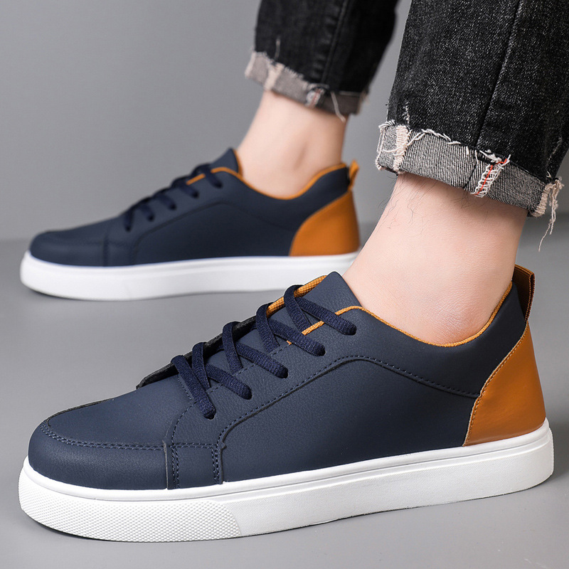 Tênis Masculino de Couro Sinté - Mens Fashion Chinos avaliação e preço