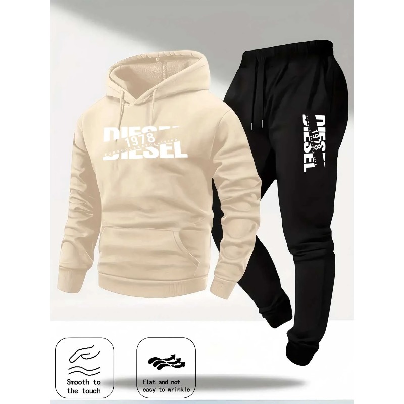 Conjunto de moletom com capuz  - Men'S Fashion Pants avaliação e preço
