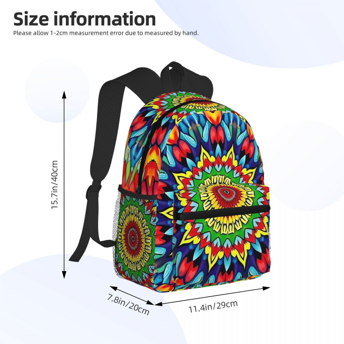Vibrante Trippy Mandala 1960s  - Men'S Fashion 1960S avaliação e preço