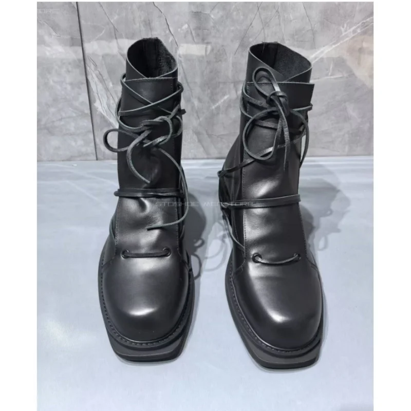 Botas curtas de couro genuíno  - Chelsea Boots Men avaliação e preço