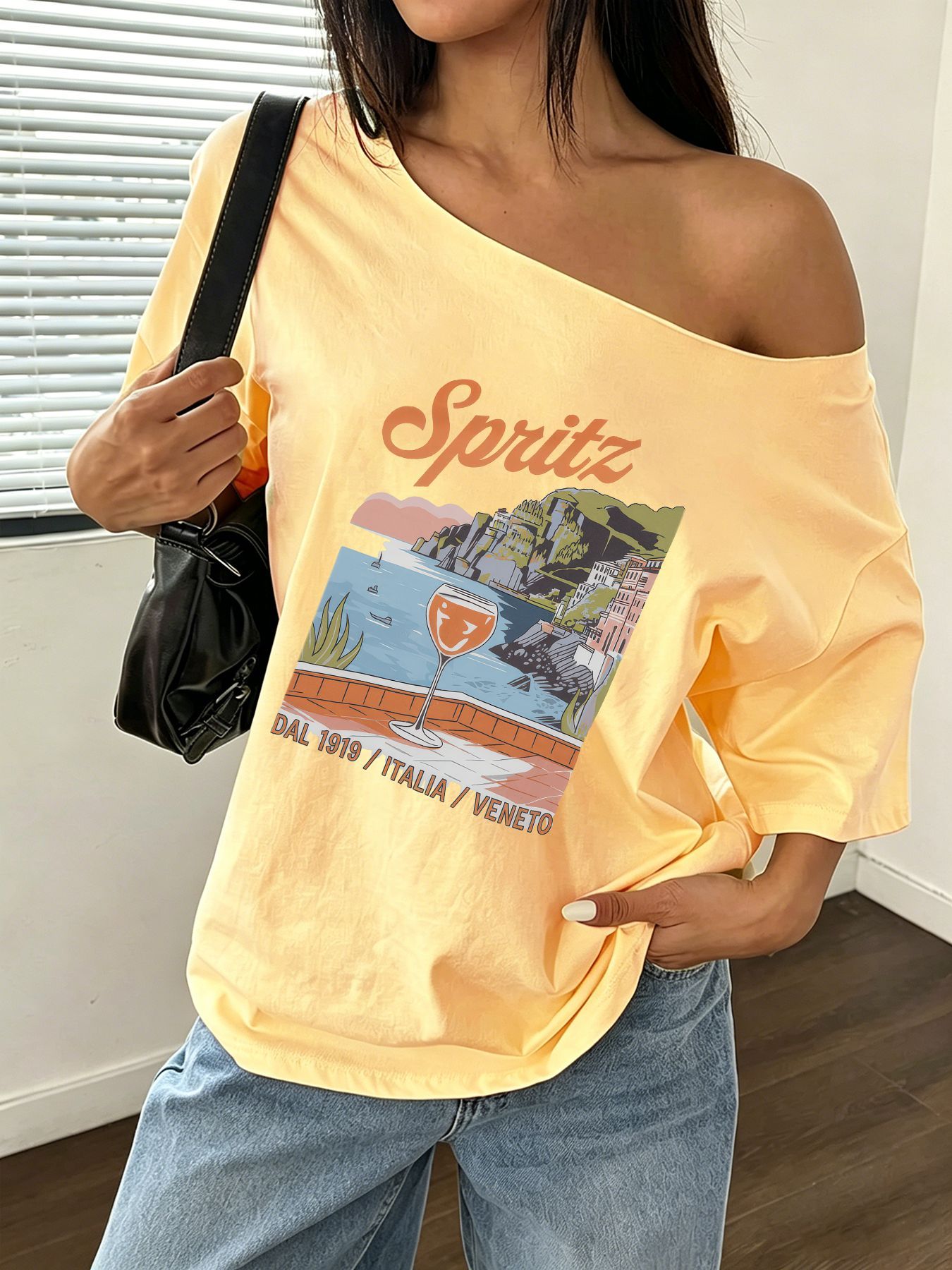Camiseta Oversized 100% Algodã - Graphic Tee Oversized avaliação e preço