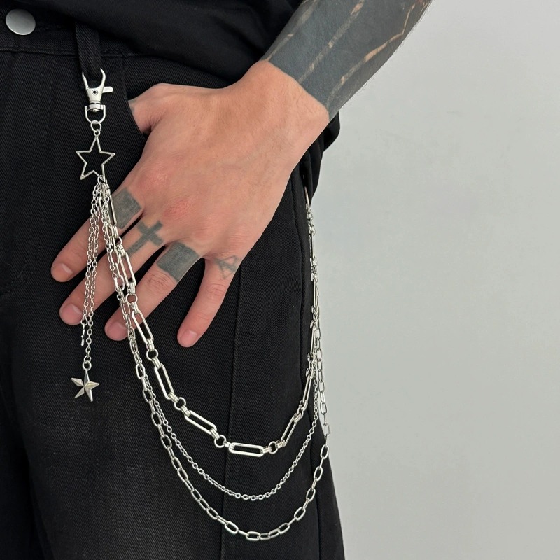 Corrente de Cintura Dupla Cama - Men'S Fashion Necklaces avaliação e preço