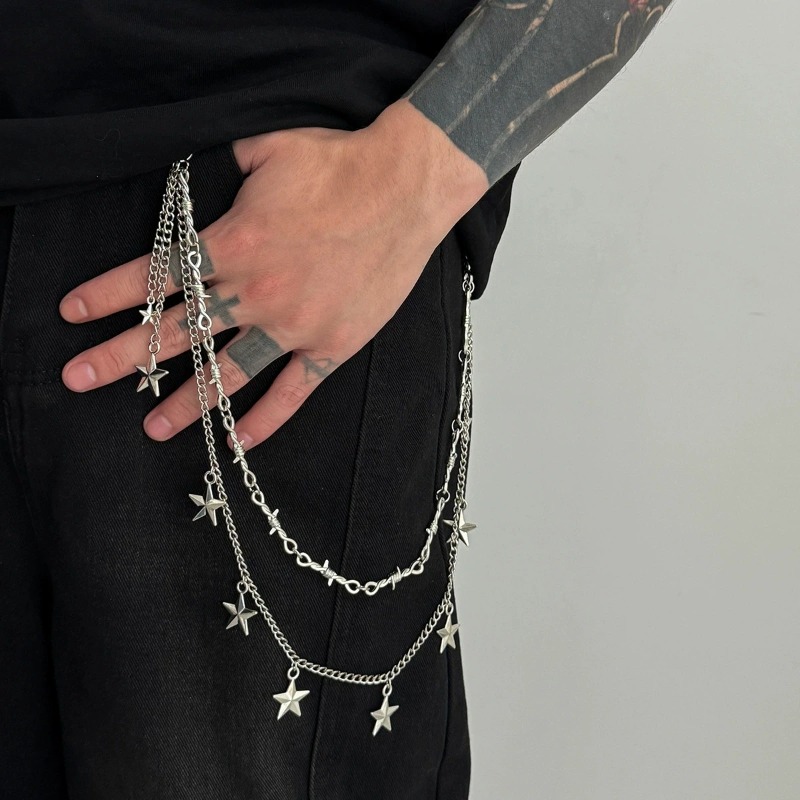 Corrente de Cintura Dupla Cama - Men'S Fashion Necklaces avaliação e preço