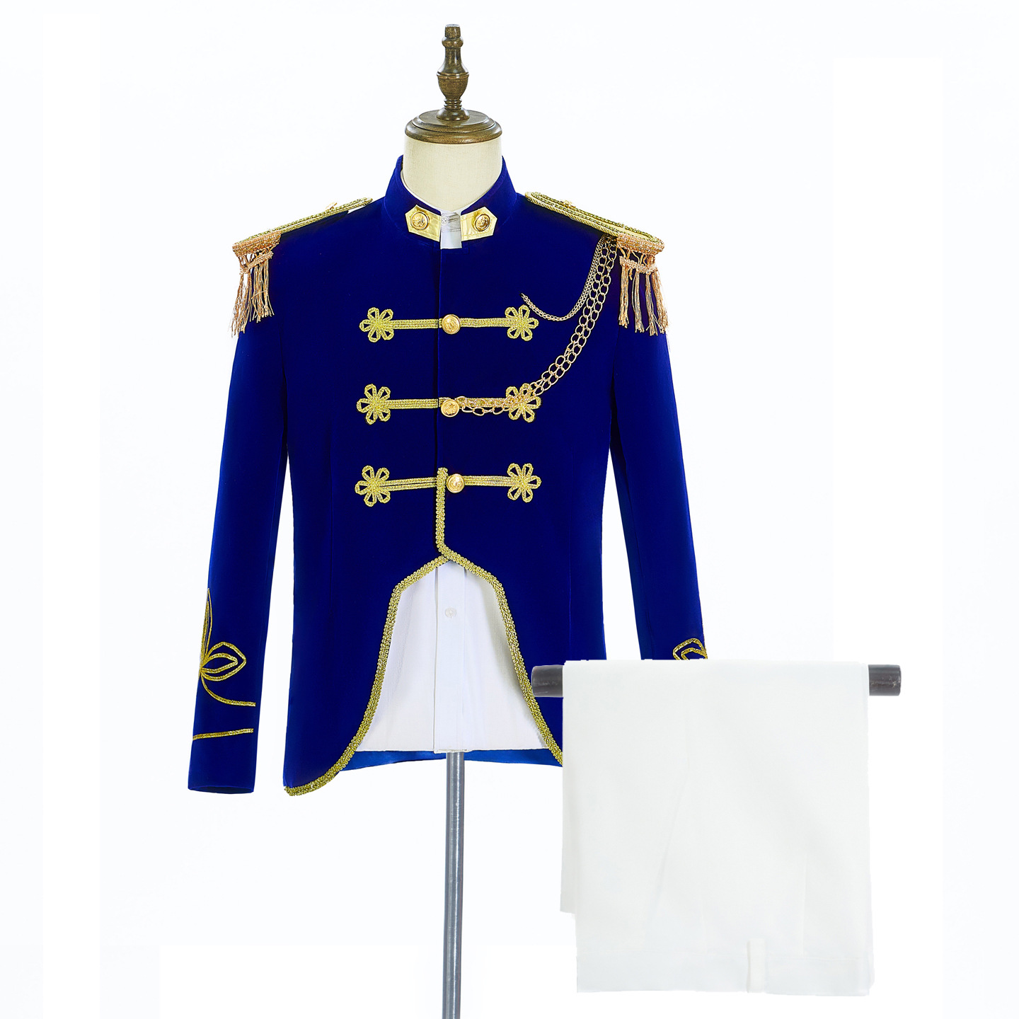 Moda marinha vestido terno par - Jacket Mens Fashion avaliação e preço