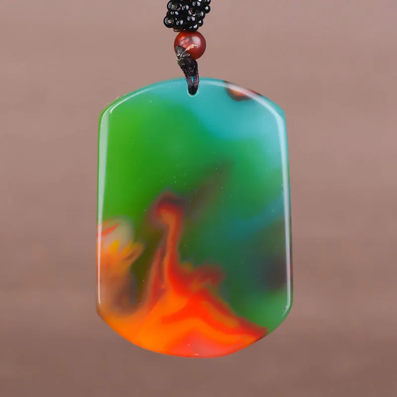 Pingente de tigre de jade cor  - Men'S Fashion Necklaces avaliação e preço