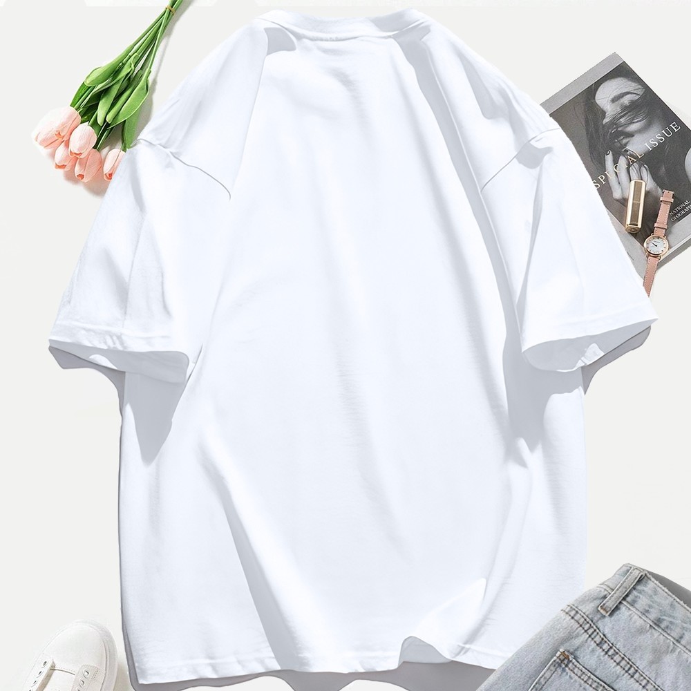 Camisetas de Algodão Personali - Graphic Tee Oversized avaliação e preço