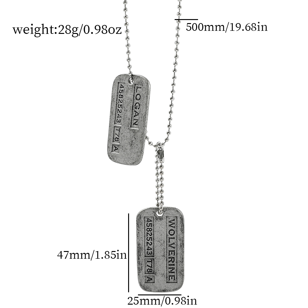 Colar Militar X-Men Wolverine  - Men'S Fashion Necklaces avaliação e preço