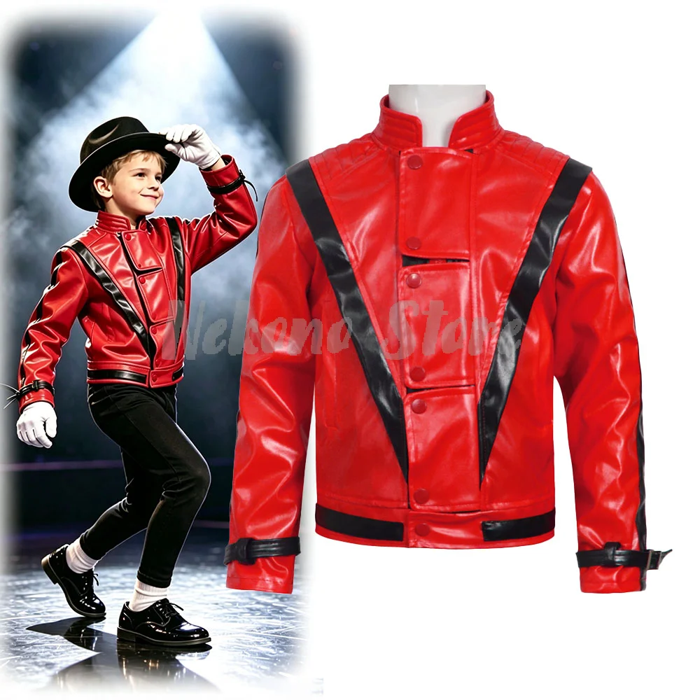 Fantasia Assustadora de Michae - Men'S Fashion Leather Jacket avaliação e preço