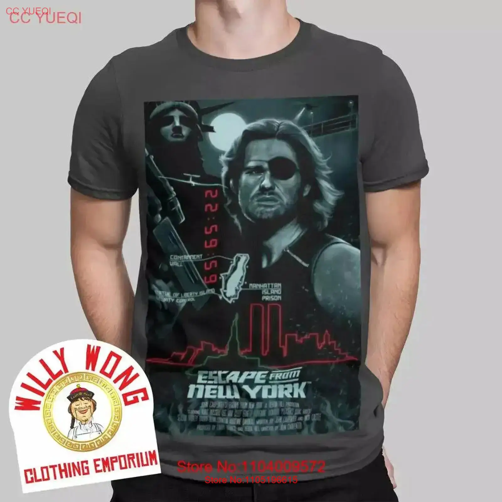 Fuga de nova york t camisa ret - York Men'S Fashion avaliação e preço