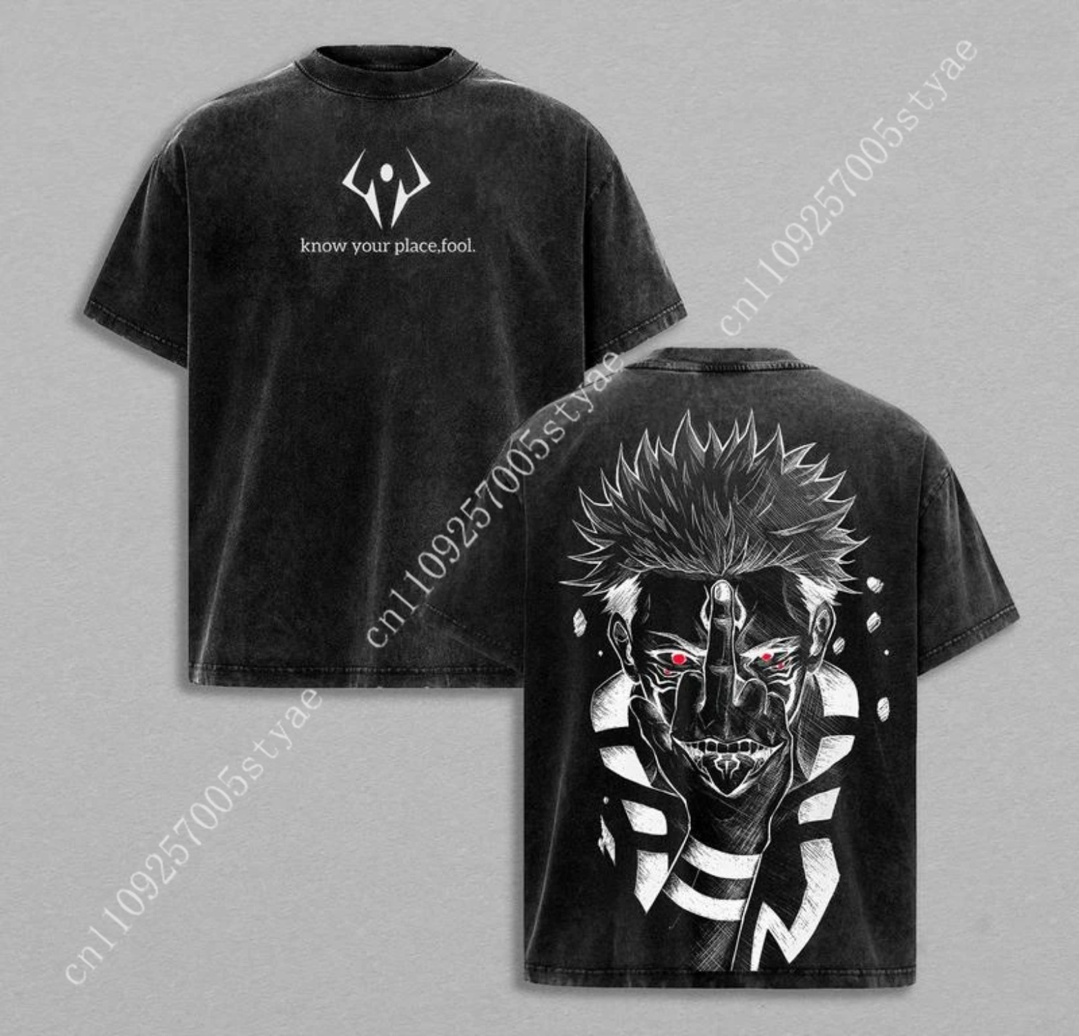 Camiseta Gráfica Anime Ryomen  - Graphic Tee Oversized avaliação e preço