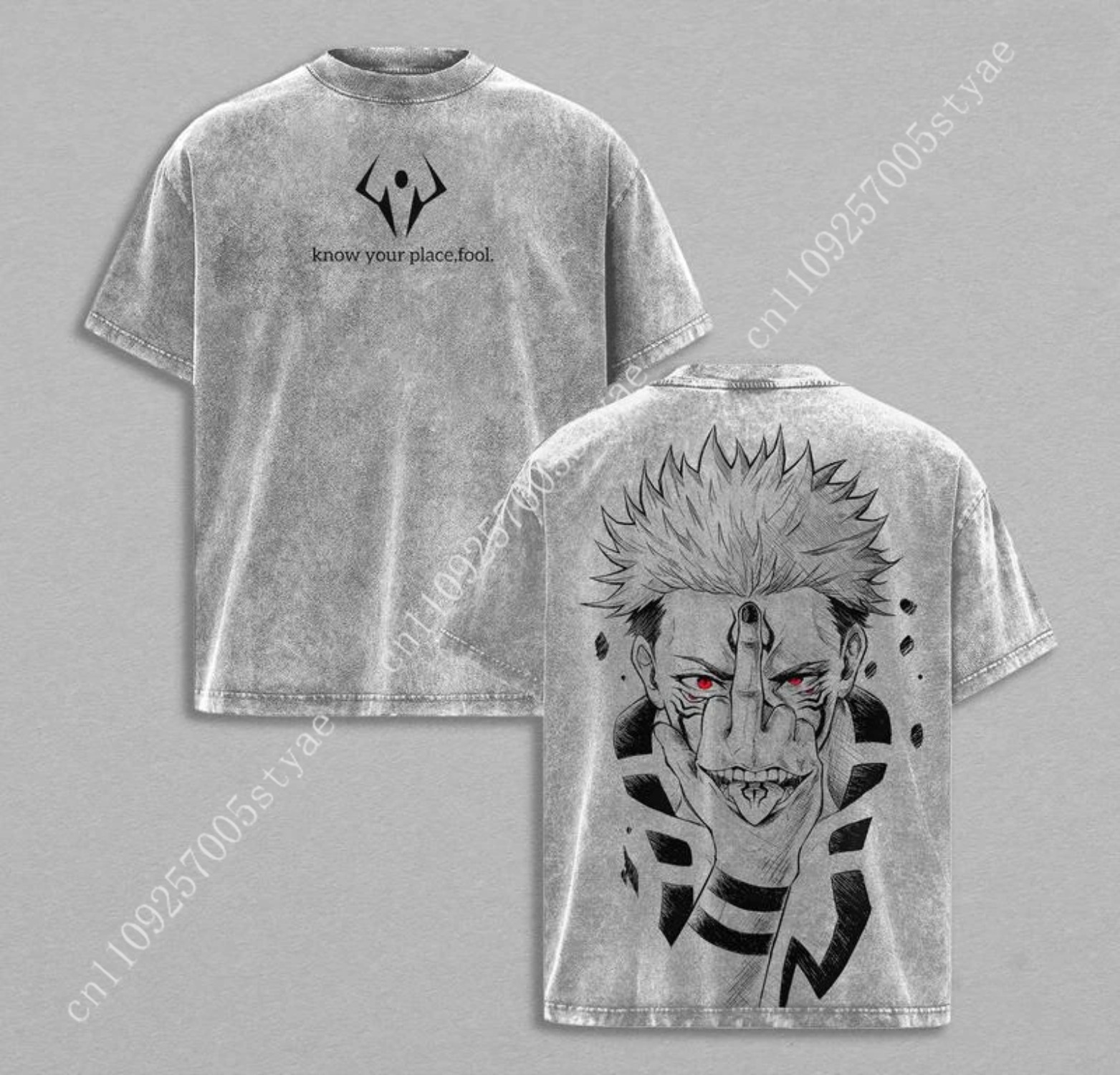 Camiseta Gráfica Anime Ryomen  - Graphic Tee Oversized avaliação e preço