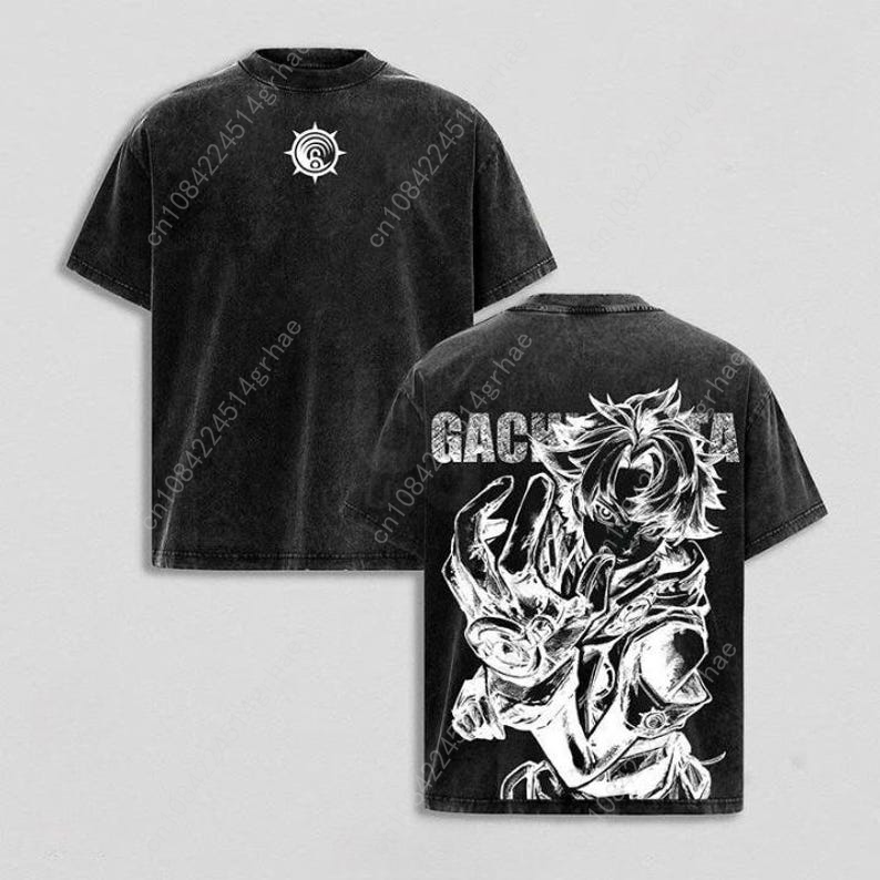Camiseta Vintage Gachiakuta An - Graphic Tee Oversized avaliação e preço