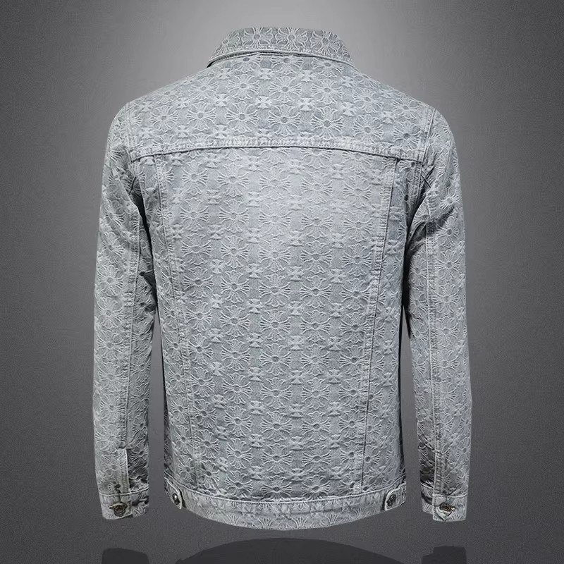 Jaqueta Jeans Masculina Estilo - Men'S Fashion Light Jacket avaliação e preço