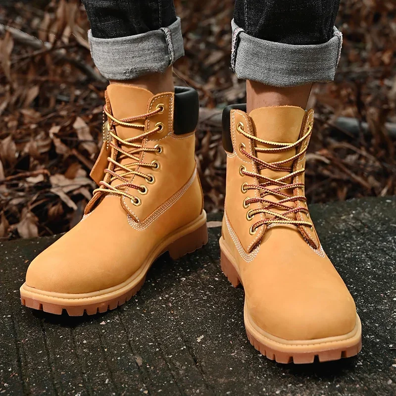Botas masculinas de cano alto  - Men'S Fashion For 30 Year Olds avaliação e preço