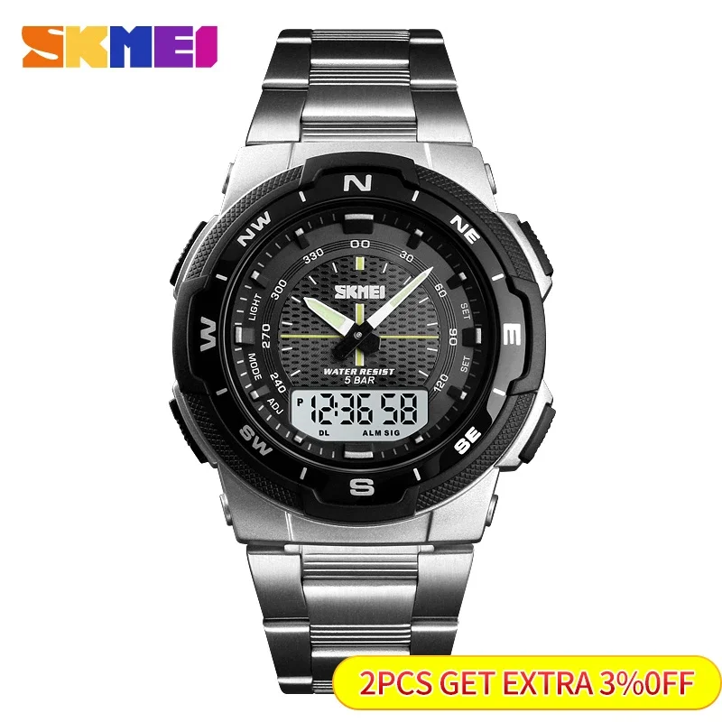 Skmei-relógio de quartzo mascu - Men'S Fashion Zone avaliação e preço