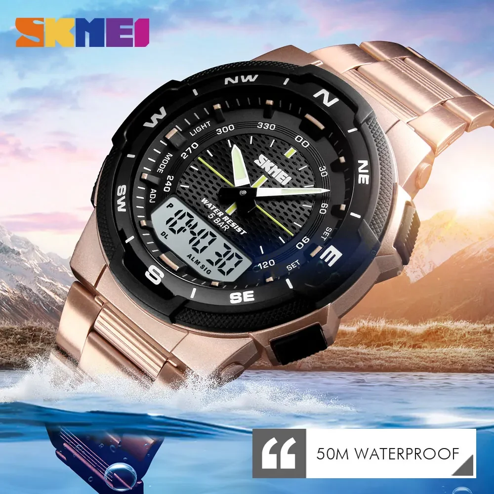 Skmei-relógio de quartzo mascu - Men'S Fashion Zone avaliação e preço